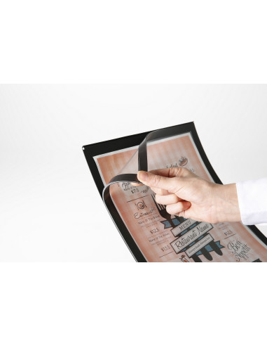 Porte visuel concave 4096 : Porte visuels et porte messages de sol - Afix
