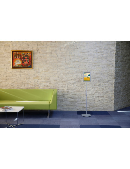 Porte visuel 4093 : Porte visuels et porte messages de sol - Afix