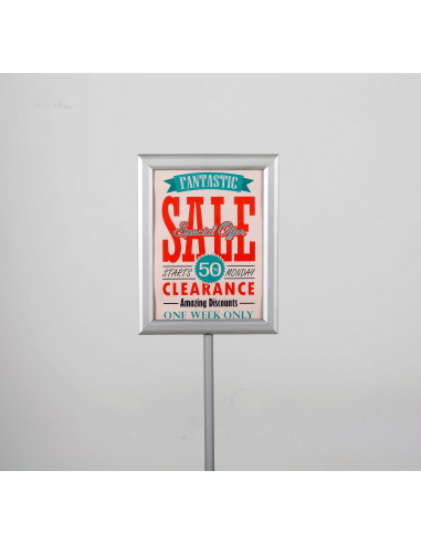 Porte visuel 4093 : Porte visuels et porte messages de sol - Afix