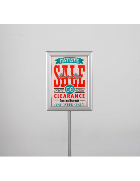 Porte visuel 4093 : Porte visuels et porte messages de sol - Afix