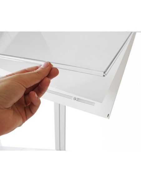 Porte menu 4102 - Porte visuels et porte messages de sol